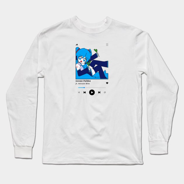 Hatsune Miku chibi - ievan polkka Long Sleeve T-Shirt by Stanime